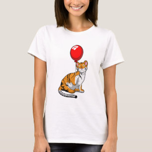 Tiger mit Ballon T-Shirt