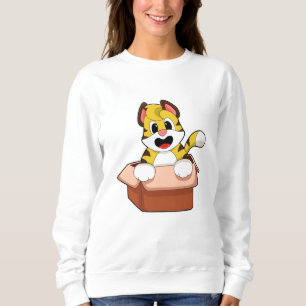 Tiger mit Box Sweatshirt