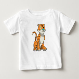 Tiger mit Butterfly Baby T-shirt