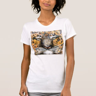Tiger mit einem Haltungs-T - Shirt