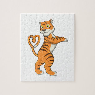 Tiger mit Herz Puzzle