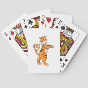 Tiger mit Herz Spielkarten