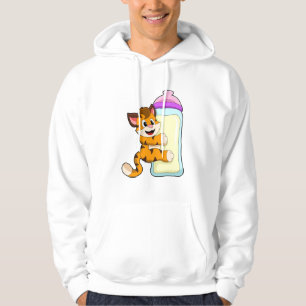 Tiger mit Milchflasche Hoodie