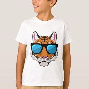 Tiger mit Sonnenbrille T-Shirt