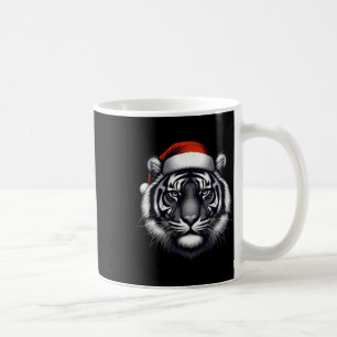 Tiger mit Weihnachtsmannmütze Weihnachten Xmas Lie Kaffeetasse
