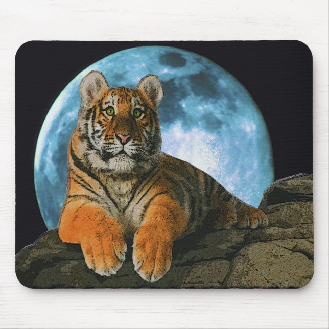 TIGER-MOND MOUSEPAD (Vorne)