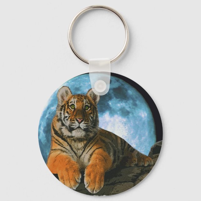 TIGER MOON SCHLÜSSELANHÄNGER (Vorderseite)