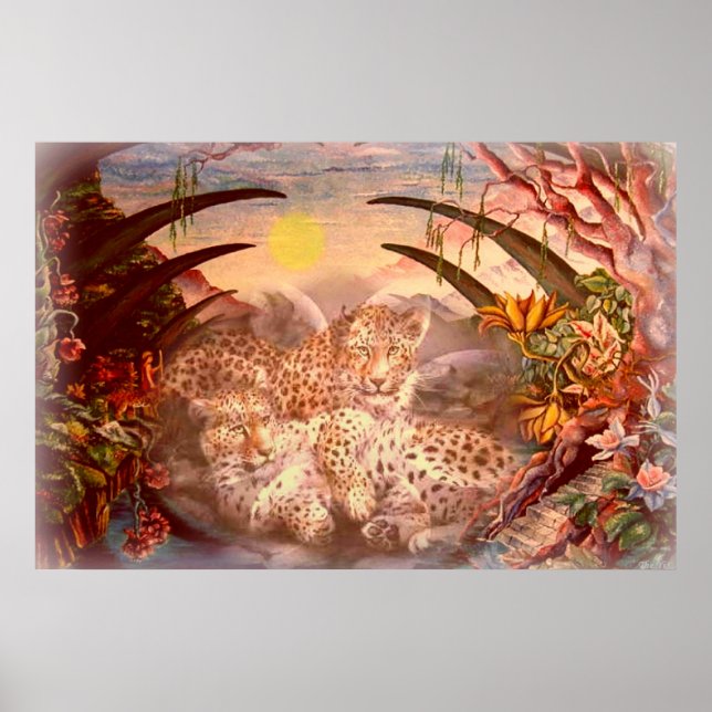 Tiger Morgen Poster (Vorne)