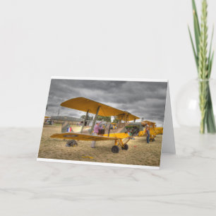Tiger Moth 80 Jahre Jubiläum Fliege-in Karte