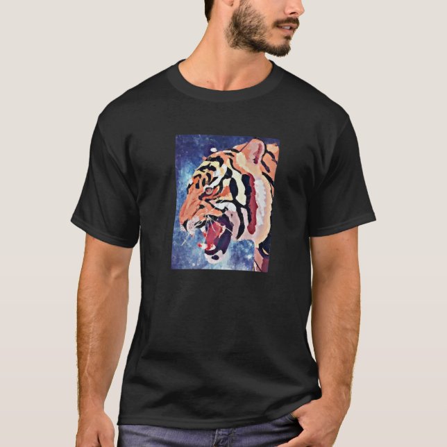 Tiger Motif  26 T-Shirt (Vorderseite)