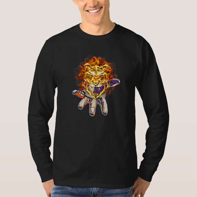 Tiger Motif T-Shirt (Vorderseite)