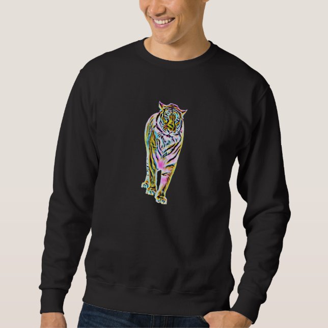 Tiger-Motiv  3 Sweatshirt (Vorderseite)