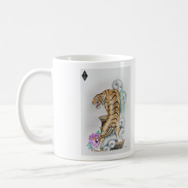 Tiger mugg kaffeetasse (Links)