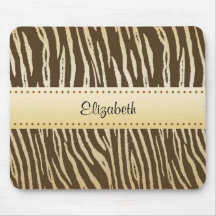 Tiger Muster Eleganbraun Gold Tierstreifen