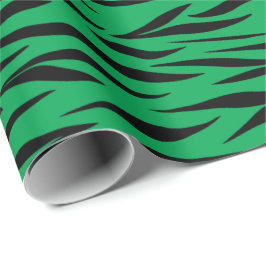 Tiger Muster für Altersvorsorge Geschenke Grün nah Geschenkpapier