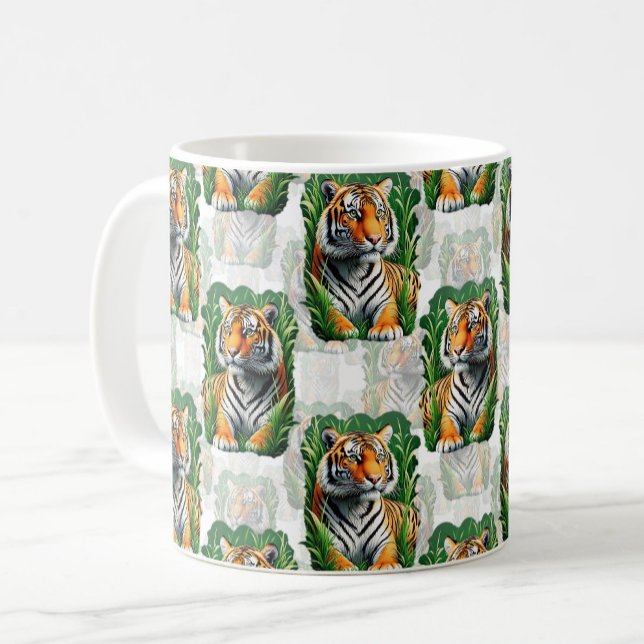 Tiger-Muster Kaffeetasse (Von Creator hochgeladen)