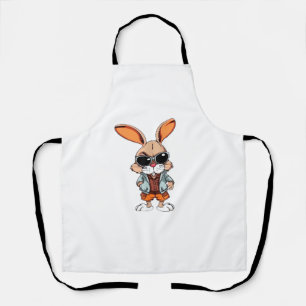 Tiger Muster Kaninchen Osterhase für Kinder Schürze