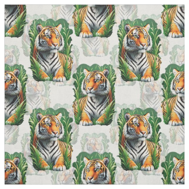Tiger-Muster Stoff (Muster)