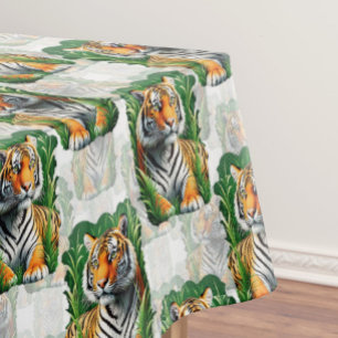 Tiger-Muster Tischdecke