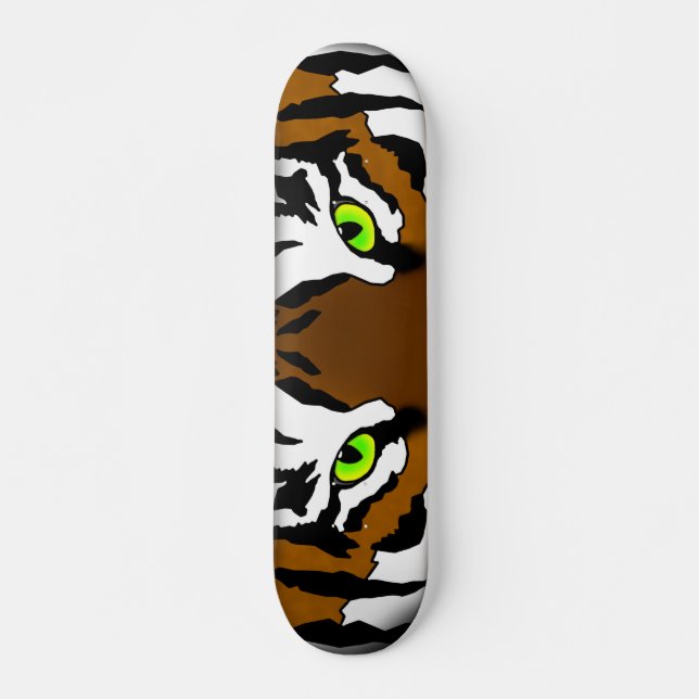 Tiger mustert Skateboard (Vorne)