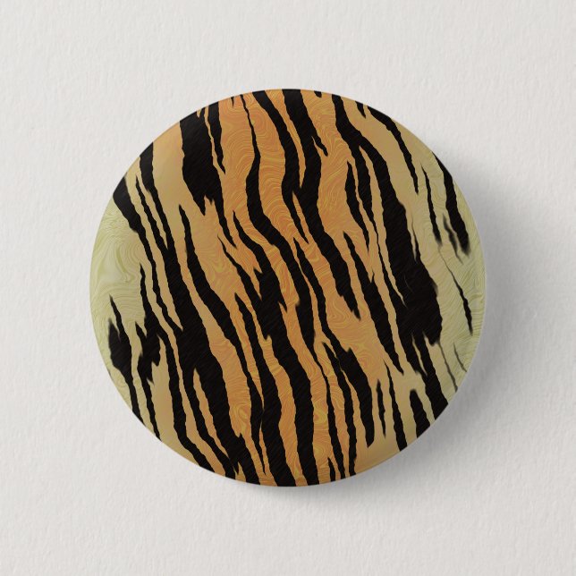 Tiger nahtloser Muster Textur Hintergrund Button (Vorderseite)