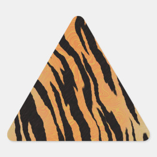 Tiger nahtloser Muster Textur Hintergrund Dreieckiger Aufkleber
