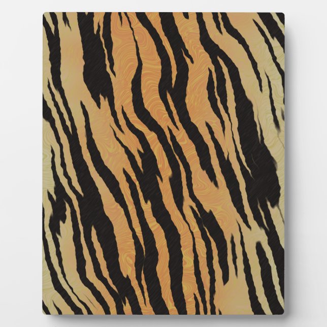 Tiger nahtloser Muster Textur Hintergrund Fotoplatte (Vorderseite)