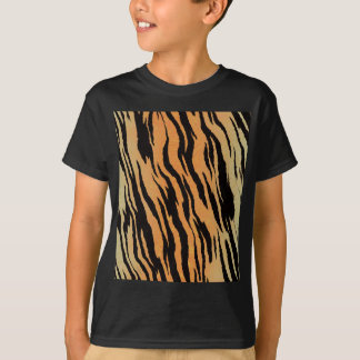 Tiger nahtloser Muster Textur Hintergrund T-Shirt