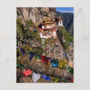 Tiger-Nest-Kloster, Bhutan Postkarte