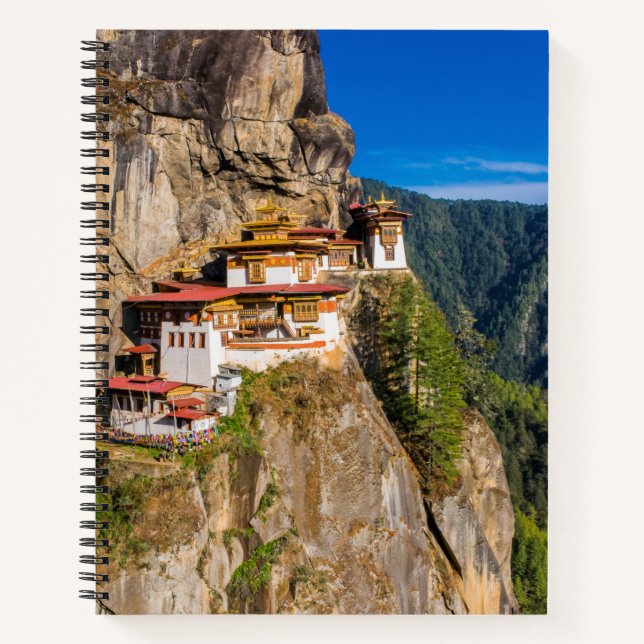 Tiger Nest Kloster Notizbuch (Vorderseite)