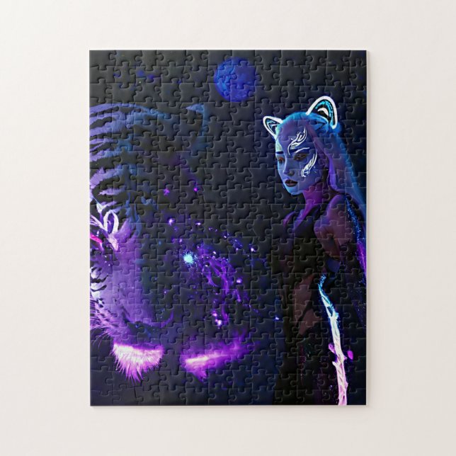 Tiger Night Puzzle (Vertikal)