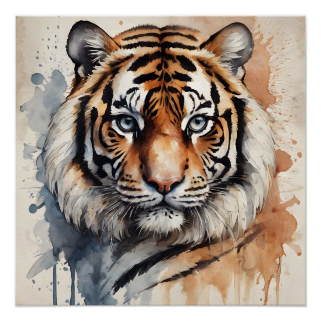 Tiger no 1 Glossy Poster (Vorderseite)
