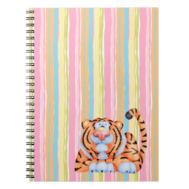 Tiger - Notebook Notizblock (Vorderseite)