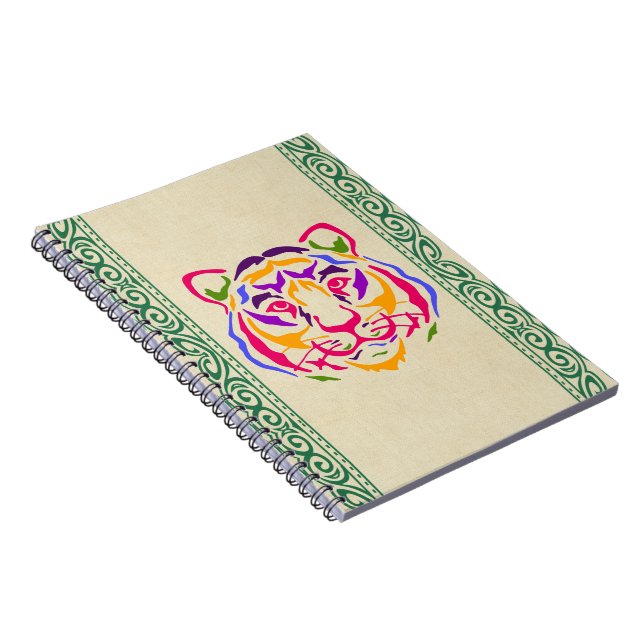 Tiger-Notebook Notizblock (Rechte Seite)
