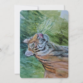 Tiger Notecards Dankeskarte