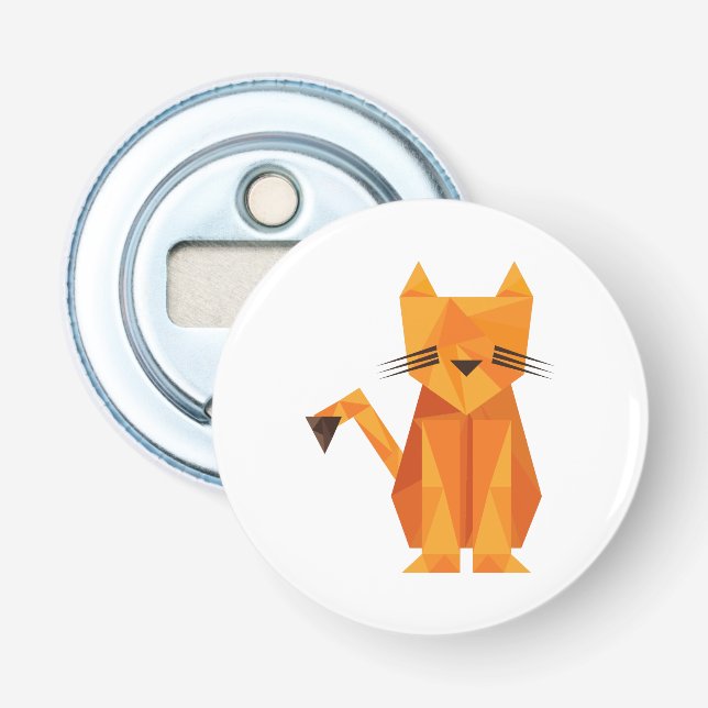 Tiger Oragami Flaschenöffner (Vorderseite)