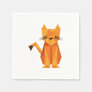 Tiger Oragami Serviette