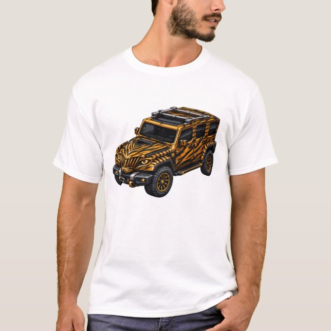 Tiger Orange Adventure SUV — BV-JTO T-Shirt (Vorderseite)