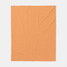 Tiger Orange Fleece Blanket