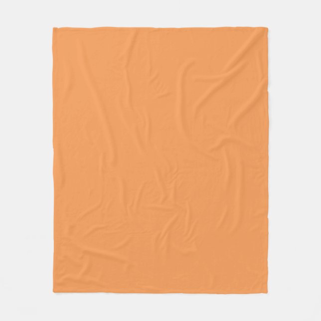 Tiger Orange Fleece Blanket (Vorderseite)