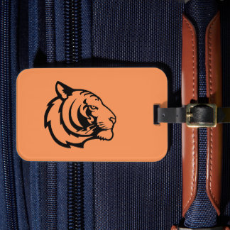 Tiger orange Gepäckanhänger