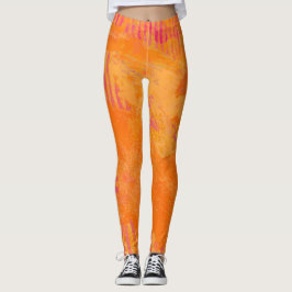 Tiger Orange Leggings