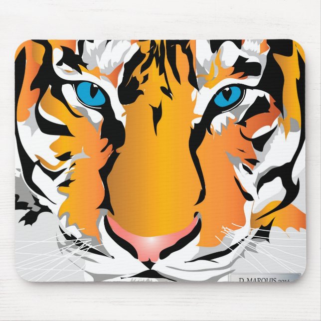 TIGER-ORANGE MOUSEPAD (Vorne)