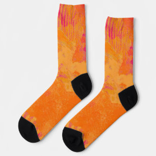 Tiger Orange Socken