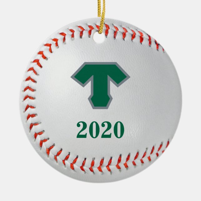 Tiger-Ornament 2020 Keramik Ornament (Vorne)