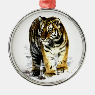 Tiger Ornament Aus Metall