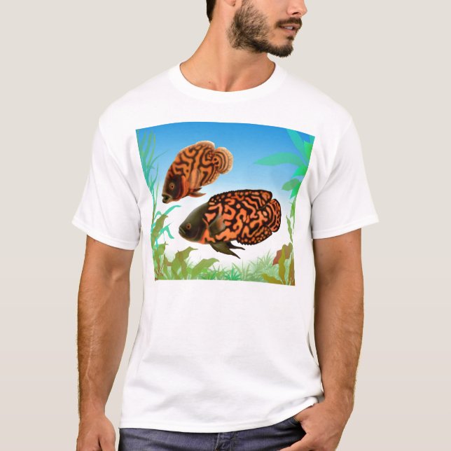 Tiger-Oscarcichlids-T - Shirt (Vorderseite)