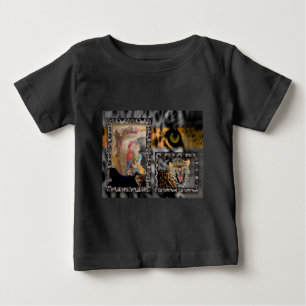 Tiger & Paar Kunstprint Baby T-shirt
