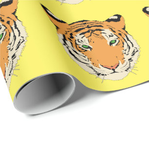 Tiger-Packpapier Geschenkpapier