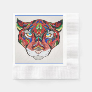 Tiger-Papierserviette Serviette